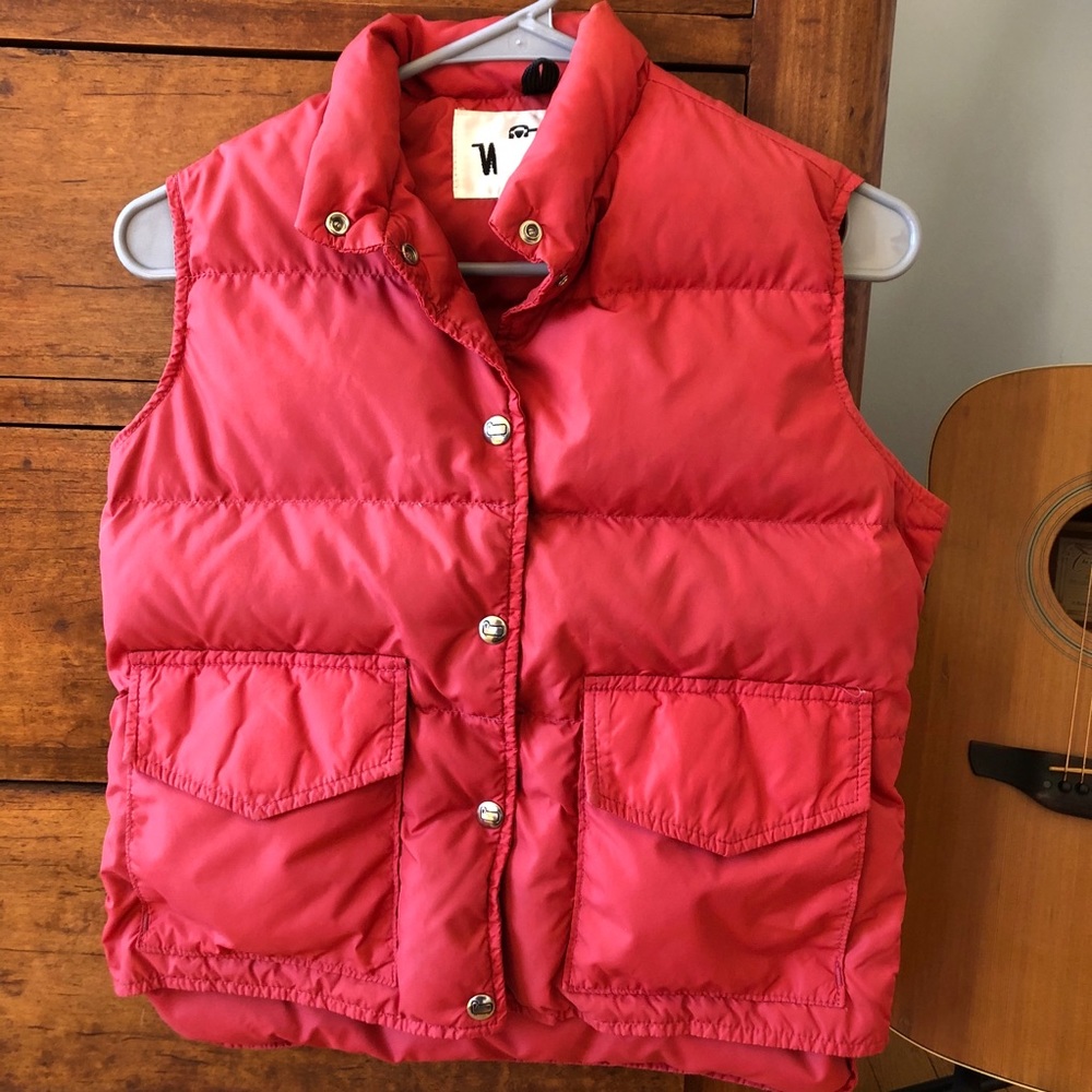 VTG Woolrich Down Puffer Vest Small